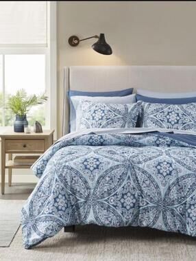 BED IN A BAG-9 PC-FULL SIZE-BLUE PRINT